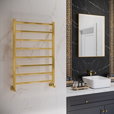 Ватикан П8 500х800 Полотенцесушитель TERMINUS Брашированное золото Белово - фото 3 Ватикан П8 500х800 Полотенцесушитель TERMINUS Брашированное золото Белово - фото 3