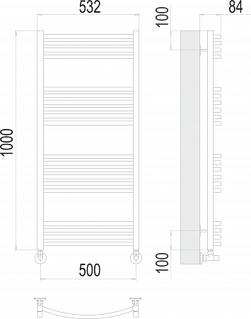 Классик П20 500х1000 Полотенцесушитель  TERMINUS Белово - фото 3
