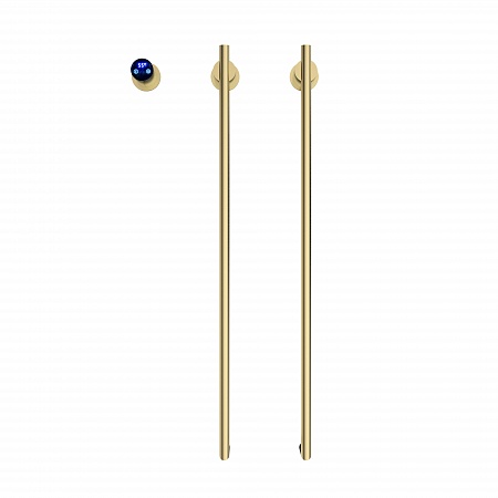 Рондо П2 350х760 электро Полотенцесушитель TERMINUS Брашированное золото Белово - фото 2 Рондо П2 350х760 электро Полотенцесушитель TERMINUS Брашированное золото Белово - фото 2