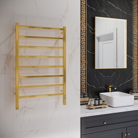 Ватикан П8 500х850 Электро Полотенцесушитель TERMINUS Брашированное золото Белово - фото 3 Ватикан П8 500х850 Электро Полотенцесушитель TERMINUS Брашированное золото Белово - фото 3